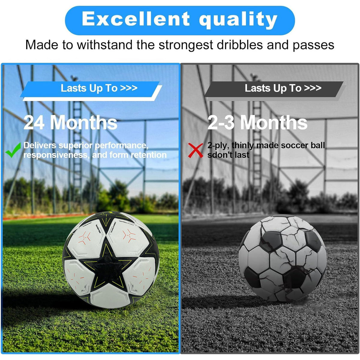 Football Fan Soccer Ball | Match Ball for Soccer Lovers | Football Gift | Birthday Present for Football Fans | Sports Memorabilia
