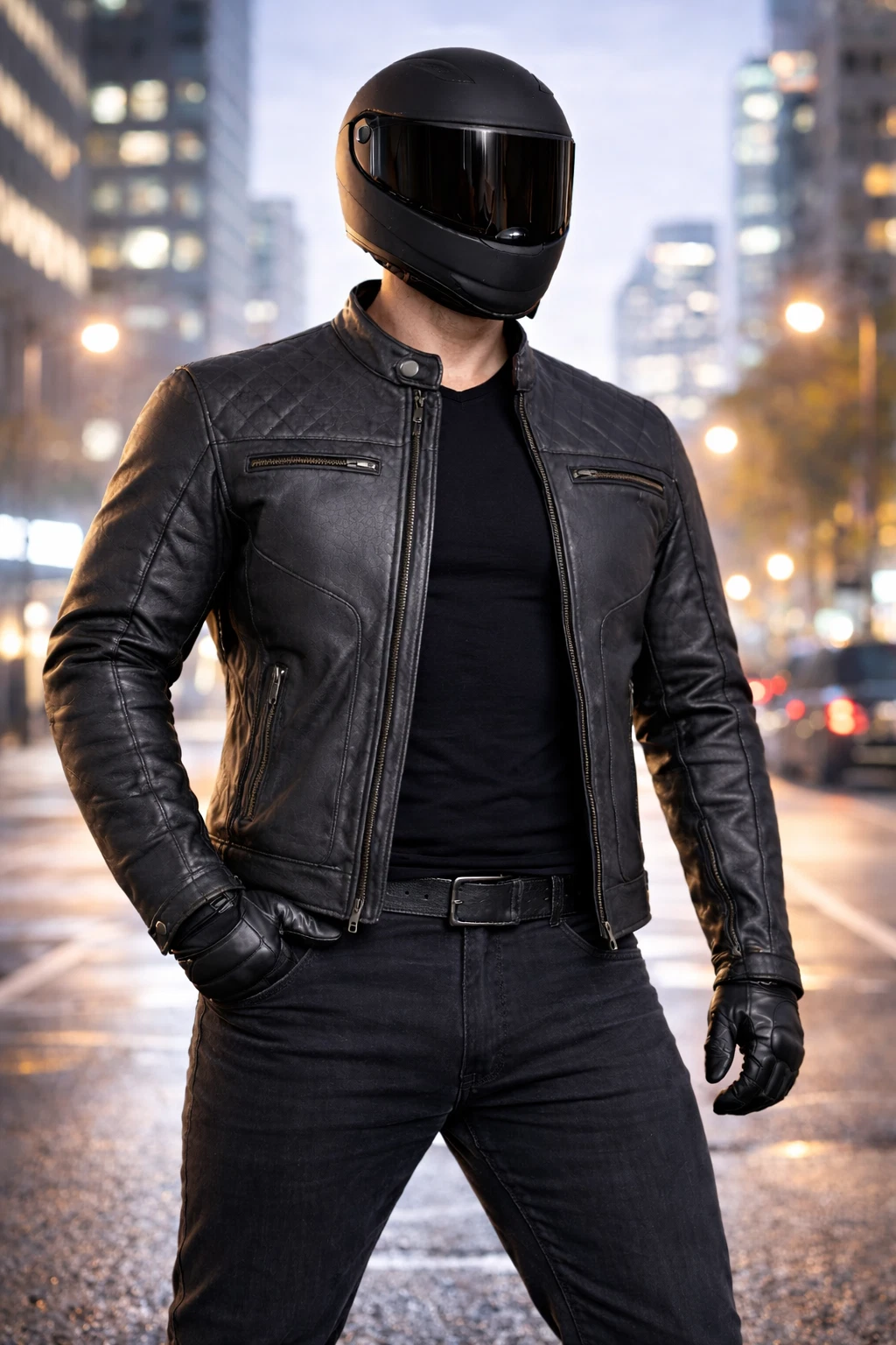 Classic Genuine Leather Jacket – Rugged & Stylish