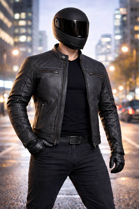 Classic Genuine Leather Jacket – Rugged & Stylish