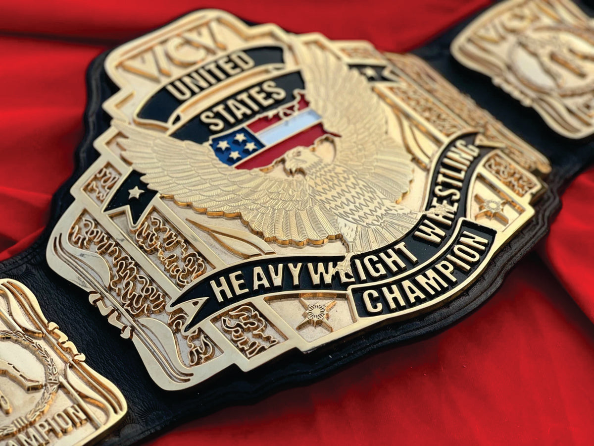 United States Heavyweight Wrestling Championship Belt – Professional CNC Replica