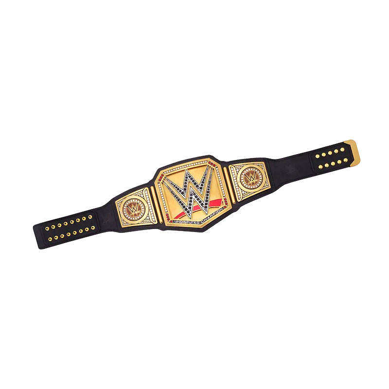 Championship Leather Belt with Brass Plates – Premium Wrestling & Award Belt