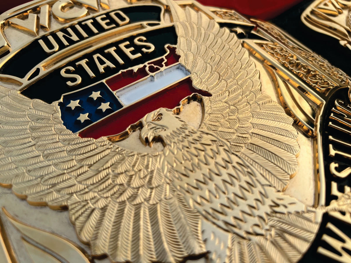 United States Heavyweight Wrestling Championship Belt – Professional CNC Replica