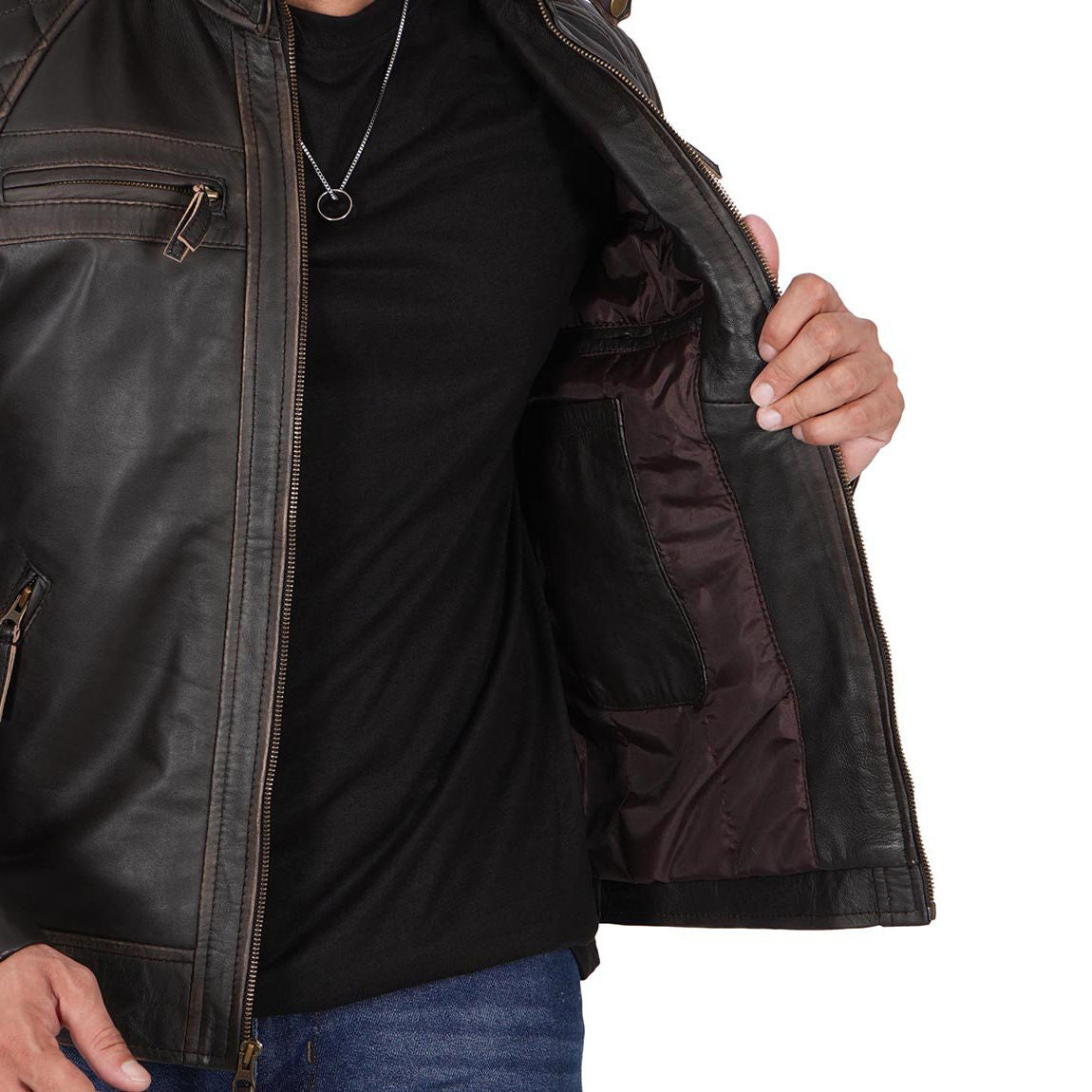 Wholesale Premium Leather Motorcycle Jacket | Custom Unisex Fashion Jacket | OEM & Private Label