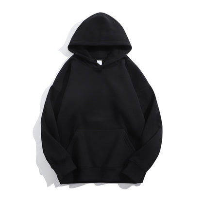 EXE WEARS Thickened Fleece Sleeveless Hoodie – Heavyweight Soft Fabric, Loose Fit, Hooded Pocket, Unisex Streetwear
