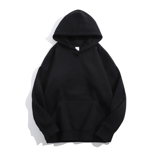EXE WEARS Thickened Fleece Sleeveless Hoodie – Heavyweight Soft Fabric, Loose Fit, Hooded Pocket, Unisex Streetwear