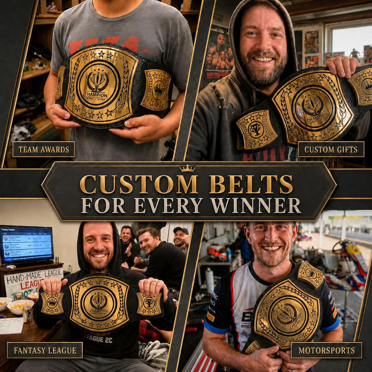 Customized Championship Belt – Personalized Title Belt