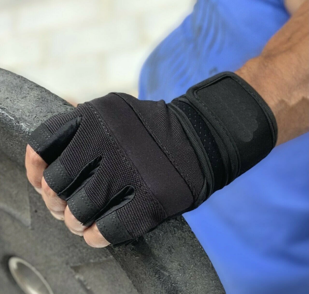 Premium Fitness Training Gloves – Half-Finger Padded Grip & Wrist Support