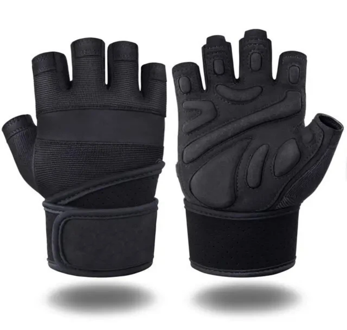 Premium Fitness Training Gloves – Half-Finger Padded Grip & Wrist Support