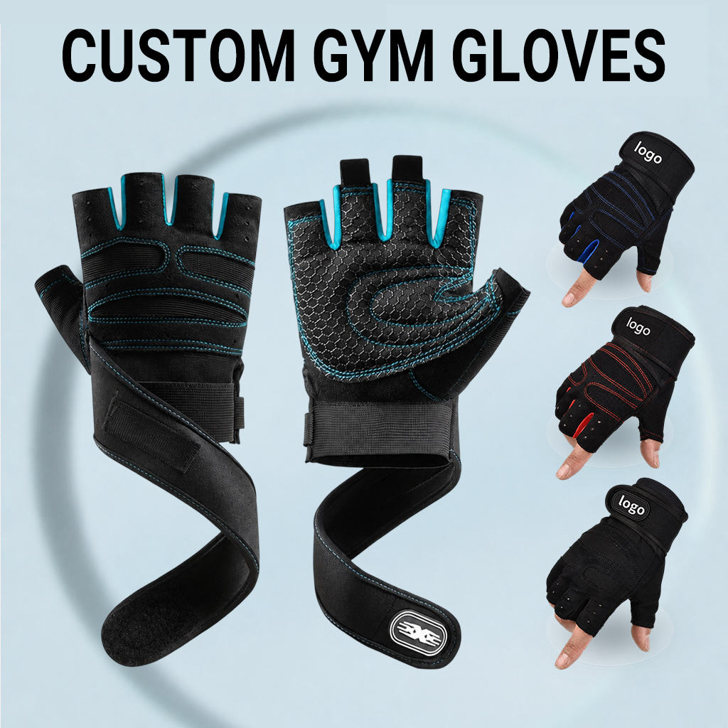 Premium Half-Finger Gym & Weightlifting Gloves