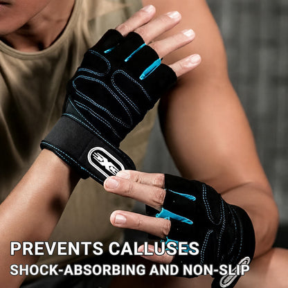 Premium Half-Finger Gym & Weightlifting Gloves