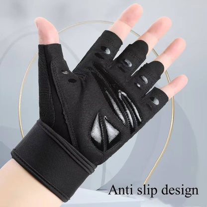 Half-Finger Workout & Weightlifting Gloves