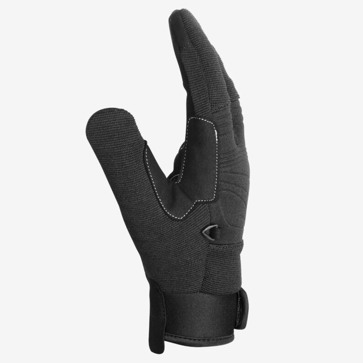 Men’s Motorcycle Gloves, Touchscreen Riding Gloves, Black Synthetic Leather Protective Gloves for Motorbike, Cycling, Scooter & Biking